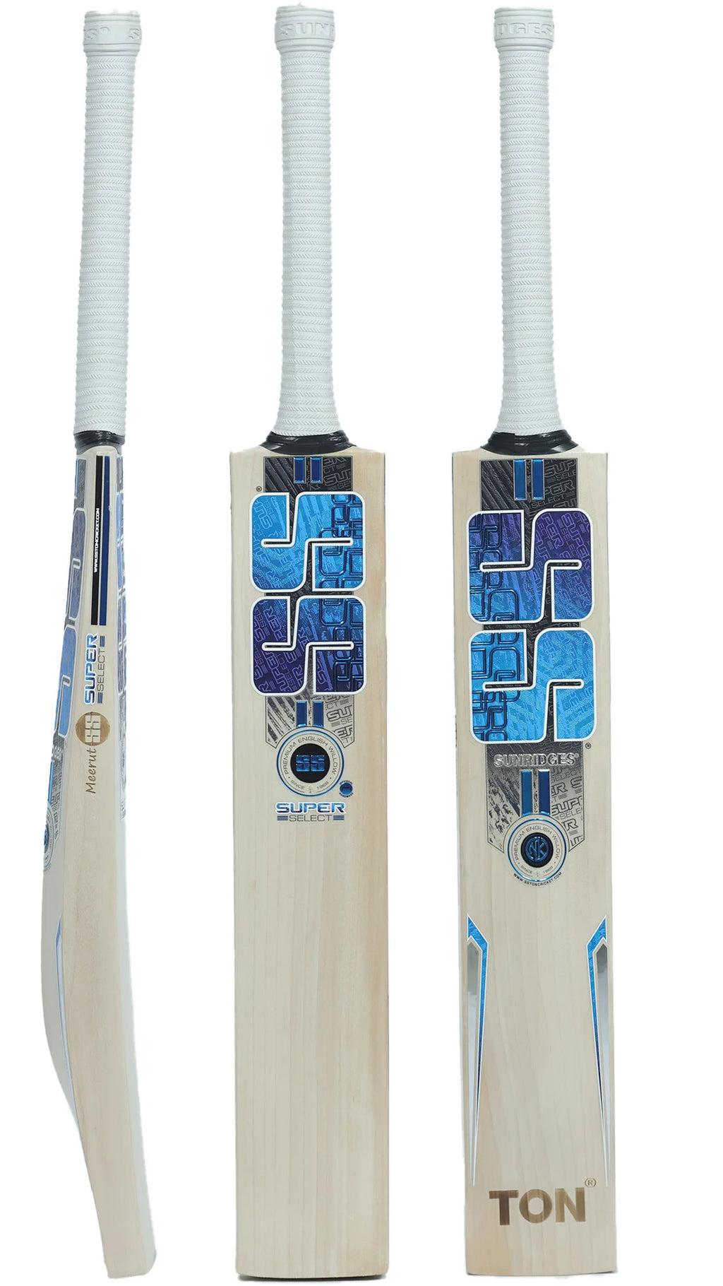 SS Super Select Player Grade English Willow Cricket Bat - Short Handle SH