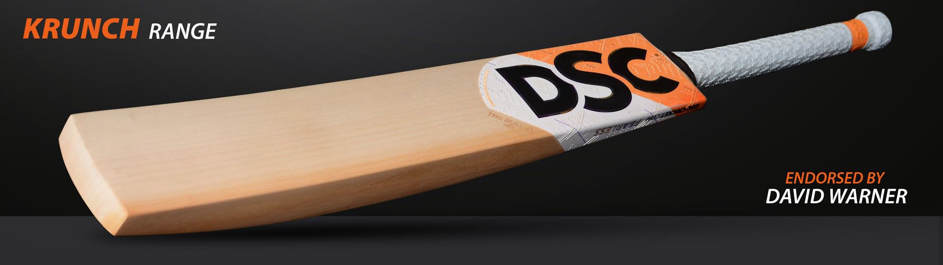 DSC Krunch - Grade 1 English Willow Cricket Bat - David Warner Edition SH/SB